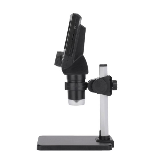 G1000 Portable Digital Microscope 4.3inch Electronic HD Video Microscopes 1-1000X HD 8MP Borescope Magnifier Camera Mobile Phone Repair Microscope