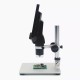 G1200 Digital Microscope 12MP 7inch Large Color Screen Large Base LCD Display 1-1200X Amplification Magnifier with Aluminum Alloy Stand Power Supply