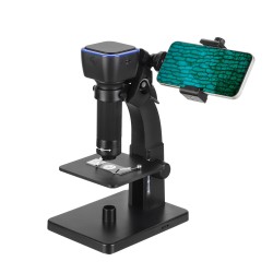 Digital Microscope Dual Lens USB Observation Industrial Microscopes Welding Video Magnifier for Android IOS PC