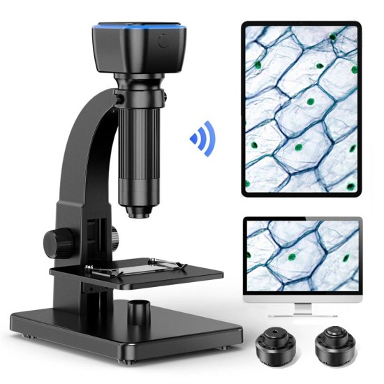 MT315W HD 2000X WIFI Digital Microscope Dual Lens USB Microbiological Observation Industrial Microscopes Welding Video Magnifier for Android IOS PC