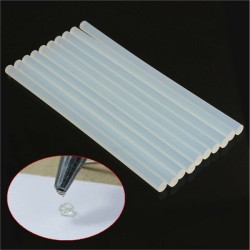 10pcs 11mm x 247mm EVA Clear Hot Melt Glue Adhesive Sticks For Glue Gun 10pcs 11mm x 247mm EVA Clear Hot Melt Glue Adhesive Sticks For Glue Gun
