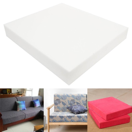 12 Inch Square High Density Seat Foam White Cushion Sheet Upholstery Replacement Pads