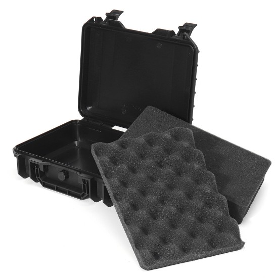 250*200*74mm Waterproof Hand Carry Tool Case Bag Storage Box Camera Photography w/ Sponge