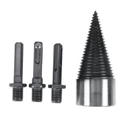 32mm Firewood Splitter Machine Drill Bit Wood Cone Punch Driver Square Round Hex Shank Drill Bit Split Drilling Woodworking Tool 32mm Firewood Splitter Machine Drill Bit Wood Cone Punch Driver Square Round Hex Shank Drill Bit Split Drilling Woodworking Tool