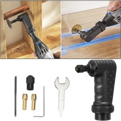 Right Angle Rotary Tool Adapter Attachment Right Angle Converter Kit for Dremel Electric Grinder Right Angle Rotary Tool Adapter Attachment Right Angle Converter Kit for Dremel Electric Grinder