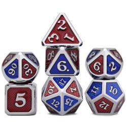 Polyhedral Dices Metal Dice Set Role Playing Dragon Table Game With Cloth Bag Bar Party Game Dice Polyhedral Dices Metal Dice Set Role Playing Dragon Table Game With Cloth Bag Bar Party Game Dice