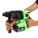 128VF 16800mAh Brushless Electric Cordless Impact Hammer High Torque Drill with Rechargeable Battery