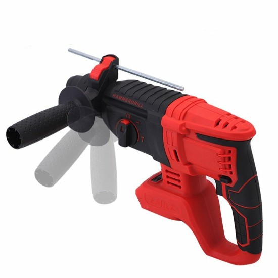 18V 3 in 1 Electric Rotary Hammer Drill Cordless Brushless Electric Hammer Drill With Auxiliary Handle