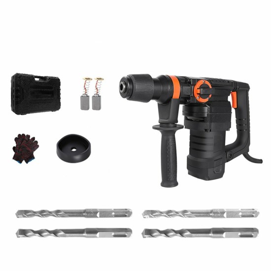 220V 1300W 3 in 1 Impact Electric Hammer Drill Electric Rotary Hammer Perforator Pick Puncher