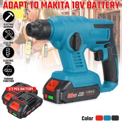 88VF 1800rpm Cordless Brushless Rotary Hammer Drill Fit 18VMakita Battery 88VF 1800rpm Cordless Brushless Rotary Hammer Drill Fit 18VMakita Battery