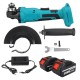 100/125mm Brushless Cordless Angle Grinder Polisher Cutting Tool W/ None/1/2 Battery For Makiita