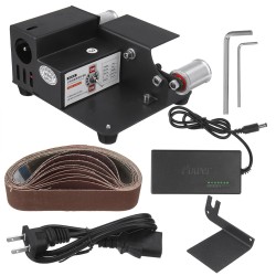 7 Speeds Multifunctional Mini Belt Sander Cutter Electric DIY Polishing Grinding Machine Tool 7 Speeds Multifunctional Mini Belt Sander Cutter Electric DIY Polishing Grinding Machine Tool