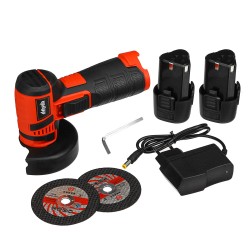 AG-LS1 12V Mini One Hand Electric Angle Grinder Brushless Portable Wood Metal Polishing Cutting Grinding Tool W/ 1pc/2pcs 2Ah Battery AG-LS1 12V Mini One Hand Electric Angle Grinder Brushless Portable Wood Metal Polishing Cutting Grinding Tool W/ 1pc/2pcs 2Ah Battery