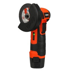 AG-LS1 12V Mini One Hand Electric Angle Grinder Brushless Portable Wood Metal Polishing Cutting Grinding Tool W/ 1pc/2pcs 2Ah Battery AG-LS1 12V Mini One Hand Electric Angle Grinder Brushless Portable Wood Metal Polishing Cutting Grinding Tool W/ 1pc/2pcs 2Ah Battery