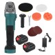 288VF 1580W Cordless Polisher Car Polishing Tool Sander Buffing Waxing Machine For Makkita 18V Battery