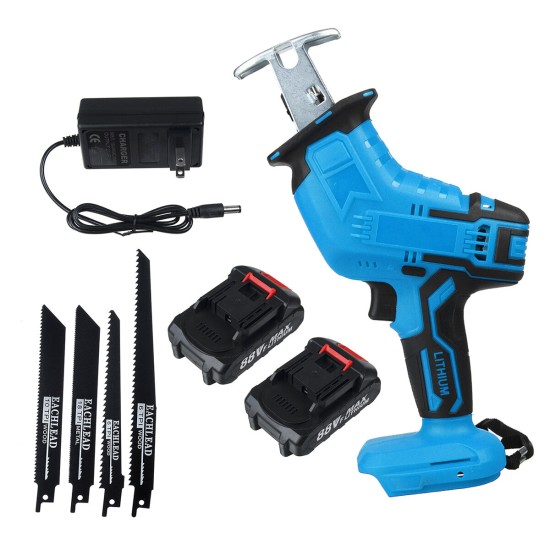 Portable Cordless Electric Saws Reciprocating Saw Kit Woodworking Cutting Tool For Makita Battery