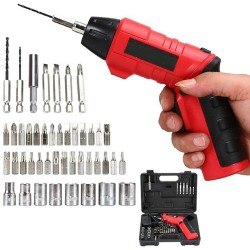 48Pcs 4.8V Cordless Electric Screwdriver Multi-function Rechargeable Electric Drill Household DIY Screwdriver Set 48Pcs 4.8V Cordless Electric Screwdriver Multi-function Rechargeable Electric Drill Household DIY Screwdriver Set
