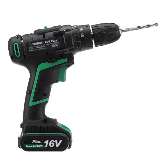 AC 100-240V Lithium Cordless Electric Screwdriver Screw Drill Driver Tool 1.5Ah 1 Charger 1 Battery