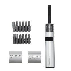 SD63 12 in 1 1300mAh Electric Screwdriver Magnetic Suction One Button Design with 3 LED Shadowless Lights SD63 12 in 1 1300mAh Electric Screwdriver Magnetic Suction One Button Design with 3 LED Shadowless Lights
