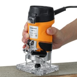220V 2200W 6.35mm Electric Handheld Machine Trimmer 6-Gear Adjustable Woodworking Palm Router Wood Carving Tool Machine 220V 2200W 6.35mm Electric Handheld Machine Trimmer 6-Gear Adjustable Woodworking Palm Router Wood Carving Tool Machine