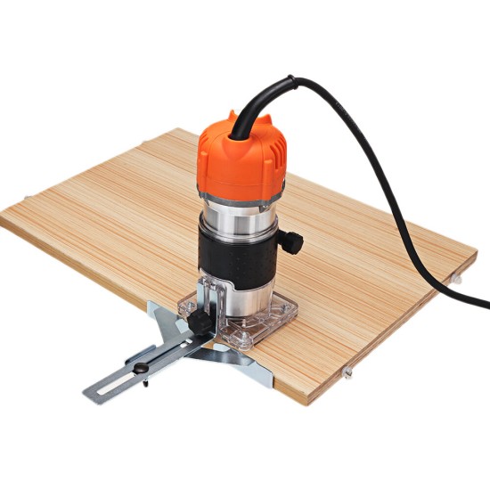 TS-ET1 800W 110V/220V Electric Wood Trimmer 6.35mm Steel Chuck For Wood Router Chamfering Grooving Curve Cutting Woodworking Planing