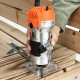 TS-ET1 800W 110V/220V Electric Wood Trimmer 6.35mm Steel Chuck For Wood Router Chamfering Grooving Curve Cutting Woodworking Planing