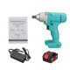 108VF 12800mAh Lithium-Ion Battery Electric Cordless Impact Wrench Drill Driver Kit