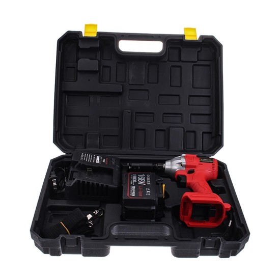 168V Cordless Portable Small Size brushless Electric Wrench Tool Lithium Battery With Fast Charger