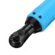 18V 60N.m 3/8 Inch Cordless Electric Ratchet Right Angle Wrench with 2pcs 8000mAh Battery