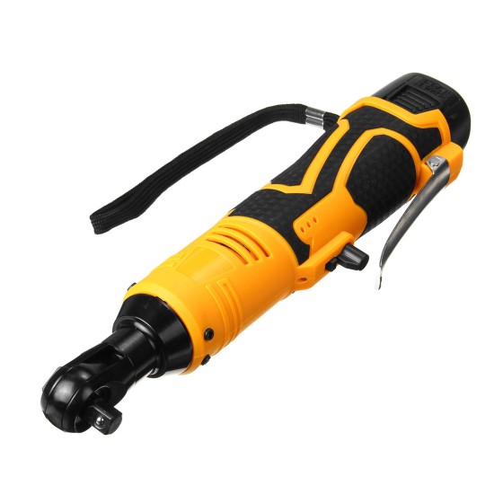 18V Power Cordless Ratchet Wrench Li-ion Electric Wrench 4200mah Max. Torque 65 Compact Size Battery and Charger