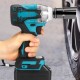 2 in1 18V 588N.m. Li-Ion Brushless Cordless Electric 1/2inch Wrench 1/4inch Screwdriver Drill