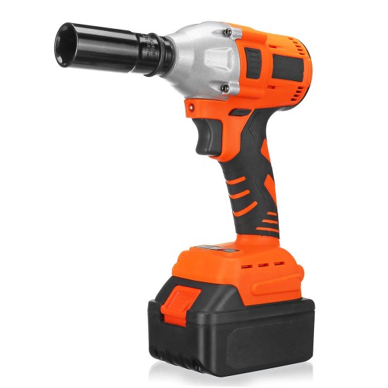 21V 16000mAh Brushless Impact Wrench LED Light Li-Ion Battery Cordless Electric Impact Wrench