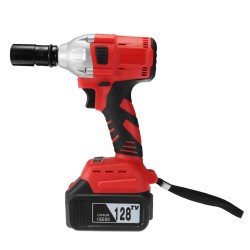 320N/M Brushless Electric Impact Wrench Socket Wrench with Lithium Battery & Charger