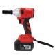 320N/M Brushless Electric Impact Wrench Socket Wrench with Lithium Battery & Charger