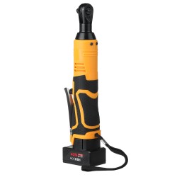 3/8inch 42VF Electric Cordless Ratchet Right Angle LED Wrench Impact + 1/2 Battery