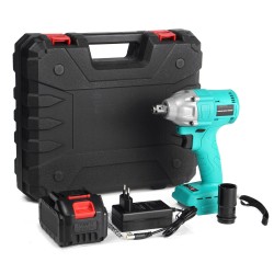 520N.M Cordless Electric Wrench EU/US/AU Plug Power Wrench With Li-ion Battery W/Sleeve Also For Makita Battery 520N.M Cordless Electric Wrench EU/US/AU Plug Power Wrench With Li-ion Battery W/Sleeve Also For Makita Battery