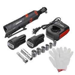 60NM Cordless Electric Ratchet Wrench Set with 12V Lithium-Ion Battery and Charger 90 Degree Right Angle Special Truss Wrench 3/8 Inch 60NM Cordless Electric Ratchet Wrench Set with 12V Lithium-Ion Battery and Charger 90 Degree Right Angle Special Truss Wrench 3/8 Inch