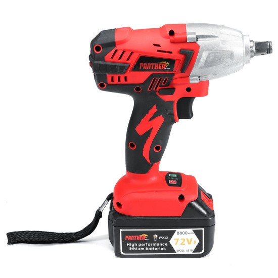 8800mah Cordless Electric Impact Wrench LED Light 320Nm Torque Impact Wrench Li-Ion Battery