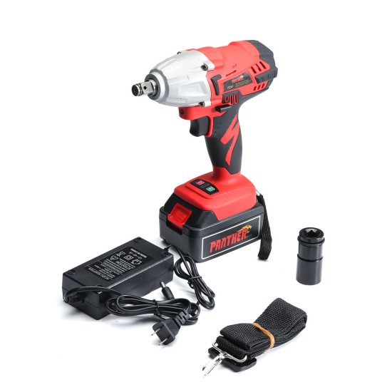 8800mah Cordless Electric Impact Wrench LED Light 320Nm Torque Impact Wrench Li-Ion Battery