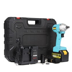 88V 10000mAH 110V-220V Electric Wrench Lithium-Ion Drive Cordless Power Wrench 320Nm Torque 88V 10000mAH 110V-220V Electric Wrench Lithium-Ion Drive Cordless Power Wrench 320Nm Torque