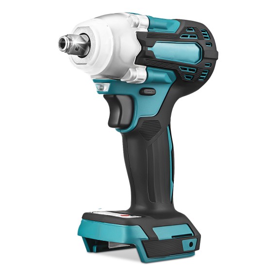 2 in1 18V 800N.m. Li-Ion Brushless Cordless Electric 1/2"Wrench 1/4"Screwdriver Drill Replacement for Makita Battery