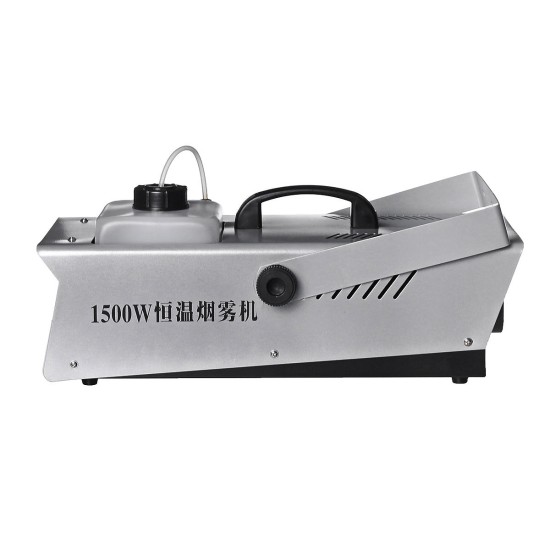 1500W 220V Stage Fog Smoke Machine Fogger Wireless Remote No Light for Wedding Party