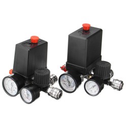 220V / 380V Air Compressor With Pressure Switch Control Valve Regulator Gauges 220V / 380V Air Compressor With Pressure Switch Control Valve Regulator Gauges