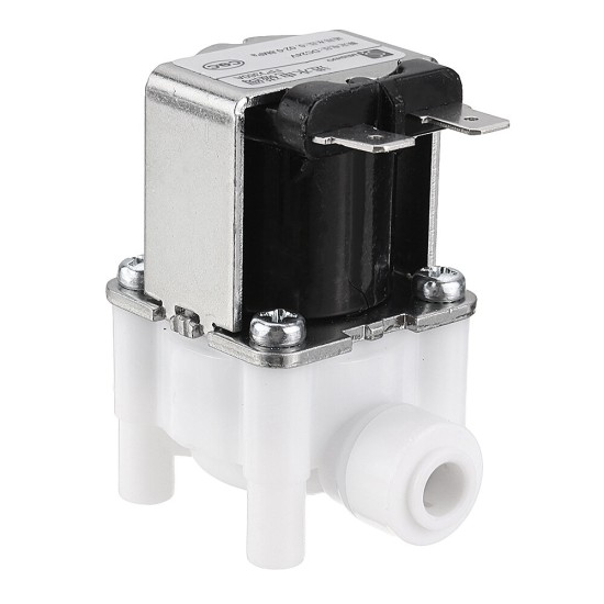 24V 1/4 Inch RO Water Purifier Inlet Water Solenoid Valve 2 Electromagnetic Valve for RO Reverse Osmosis Pure System