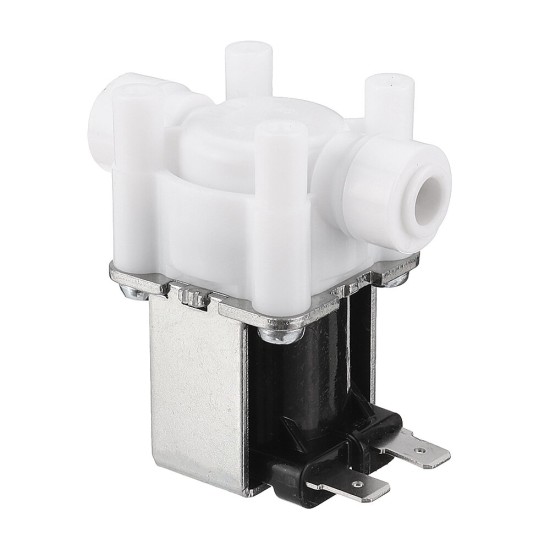 24V 1/4 Inch RO Water Purifier Inlet Water Solenoid Valve 2 Electromagnetic Valve for RO Reverse Osmosis Pure System