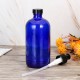 250ml/500ml Blue Glass Bottle With Pump Cap Water Sprayer Essential Oil Bottle