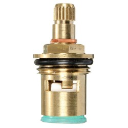 2pcs 1/2 inch Quarter Turn Tap Valve Cartridge Brass Ceramic Disc Hot Cold Replace 2pcs 1/2 inch Quarter Turn Tap Valve Cartridge Brass Ceramic Disc Hot Cold Replace
