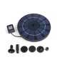 300L/H Solar Power Bird Bath fountain Floating Pond Water Pump Bird Feeder