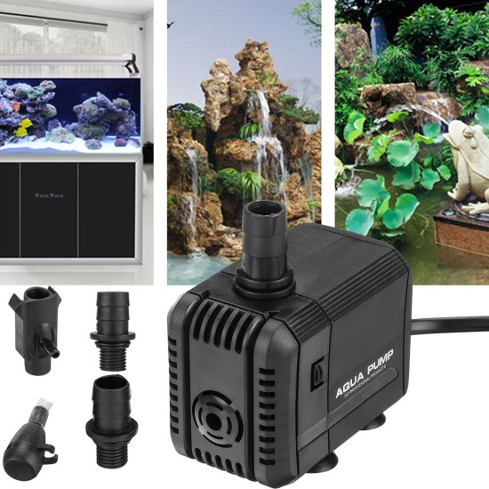 500/800/1200/1500H/L Ultra Quiet Motor Submersible Adjustable Water Pump Aquarium Fish Tank Water Pumps