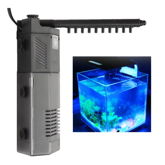 5W/3W Aquarium Fish Tank Plastic Internal Submersible Water Filter Pump